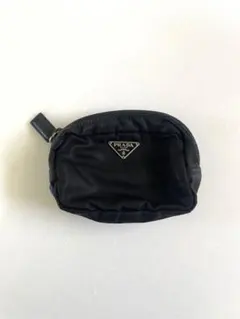 正規品　プラダ　ミニポーチ　黒　ブラック