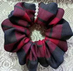 シュシュ（ウール）⭐ハンドメイド