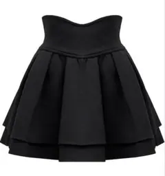 ミシェルマカロン 美脚スカート ブラック