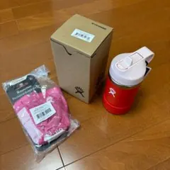 ハイドロフラスク キッズ 12oz ストロー付き水筒とケースのセット 新品のサムネイル