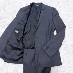 【極美品】ドルチェアンドガッバーナ セットアップスーツ イタリア製 グレー 44 極美品】ドルチェアンドガッバーナ セットアップスーツ