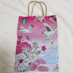 スタバ　桜シーズンの紙袋 CHEERS TO SAKURA