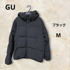 GU 中綿入りジャンパー ブルゾン ブラック M