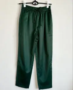COMME CA ダークグリーン パンツ