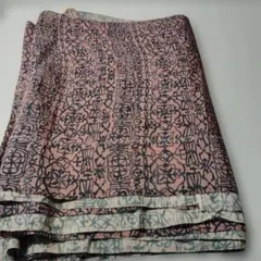 ハンドメイド推しには最適!!ピンクと青の幾何学模様の生地