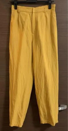 ドロシーズ　からし色　麻混　パンツ