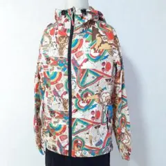 美品△CHUMS レディバグジャケット ナイロンパーカー マルチカラー 総柄のサムネイル