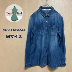ハートマーケット（Heart Market）のレディースデニムシャツ、サイズM