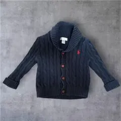 Ralph Lauren ネイビー カーディガン　12M ベビー服　70-80