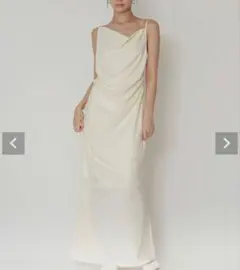celon asymmetry drape cami dress - メルカリ