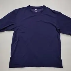 UNIQLO ドライEXクルーネックTシャツ ネイビー Mサイズ