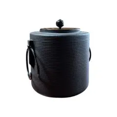 茶道具 釜 茶釜 風炉釜 筒釜 姥口（うばくち）横倉嘉山　 姥口釜 糸目模様 茶道具 釜 茶釜 風炉釜 筒釜 姥口（うばくち）横倉嘉山 姥口釜