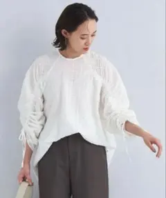 plage メッシュシアーブラウス 新品未使用タグ付き - メルカリ