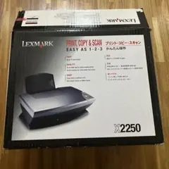 【新品未使用品】プリント・コピー・スキャン　LEXMARK X2250 説明書付