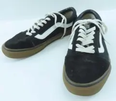 VANS オールドスクール ブラック ガムソール スニーカー