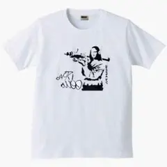 【バンクシー白3XL】ロケットランチャーTシャツbanksy おもしろTシャツ