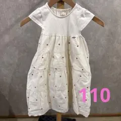 美品❤️褒められワンピ❤️petit main ワンピース 110