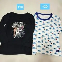 UNIQLOヒートテック110ぞう柄肌着ロンT120