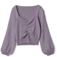 GRL 薄手ショート丈トップス