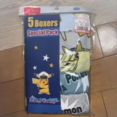 新品 ポケモン ボクサーパンツ 5枚セット 110cm