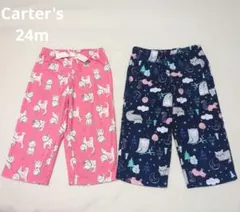 Carter's 24m フリースパンツ 猫柄・動物柄