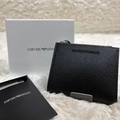 EMPORIO ARMANI ブラック 二つ折り財布