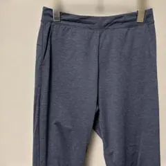 【無標籤】優衣庫 彈性束腳褲 (S) 藏青色 吸濕速乾 輕鬆