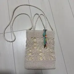 編み目風ショルダーバッグ