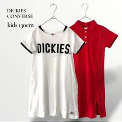 【女の子130cm】半袖ワンピース2点★ディッキーズ&コンバースのサムネイル