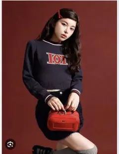 Darich レトロDDロゴニットトップス NAVY ネイビー