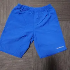 mont-bell 青 ショートパンツ