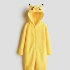 新品未開封★エイチアンドエム　ピカチュウ フリースコスチューム　105