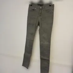 【処分SALE】GU スキニージーンズ グレー