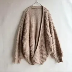DURER デュレル　レディース　羽織り　カーディガン　ベージュ　M 大きめ