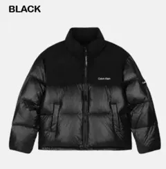 Calvin Klein ブラック ダウンジャケット