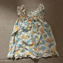 コンビミニ　ノースリーブ パイナップル柄 100cmのサムネイル