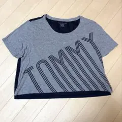TOMMY HILFIGER メッシュ切替 Tシャツ XL