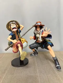 ワンピース　ルフィ　エース　フィギュアセット