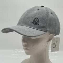 冬KO2881□Maserati マセラティウール混キャップ グレー