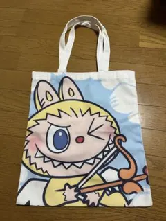 LABUBU(ラブブ)キャラクター イラスト トートバッグ　新品.未使用