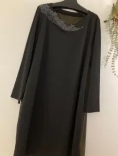 ミセス様ワンピース　おしゃれ ＬＬ　美品　 テレビ通販服