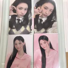 ILLIT ユナ yunah GlitterDay bomb トレカ4点セット