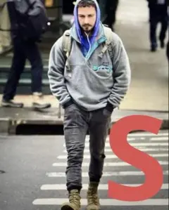 パタゴニア シンチラスナップt NET S 13年製 フリース グレーx水色