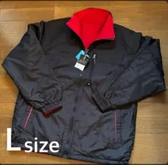 メンズ：リバーシブルジャケットナイロン＋フリース/Lサイズ