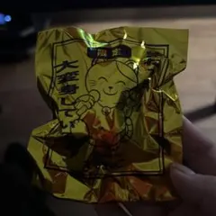 限定 猫のキャラクター 金色パッケージ