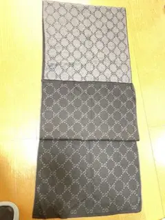 GUCCI GGロゴマフラー グレー/ブラック　難あり