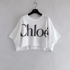 Chloe クロエ　クロップド ロゴ Tシャツのサムネイル