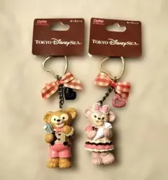 ディズニーシー ダッフィーとシェリーメイ キーホルダーセット限定セール！！