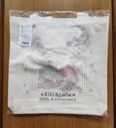 キキララ 50周年　サンリオ　リトルツインスターズ　トートバッグ
