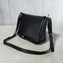 未使用品！ノブオ エレファントレザー ショルダーバッグ ブラック 